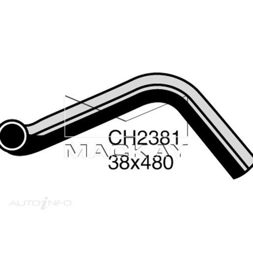 Mackay Radiator Upper Hose - CH2381