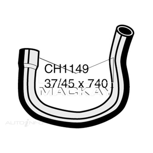 Mackay Radiator Lower Hose - CH1149