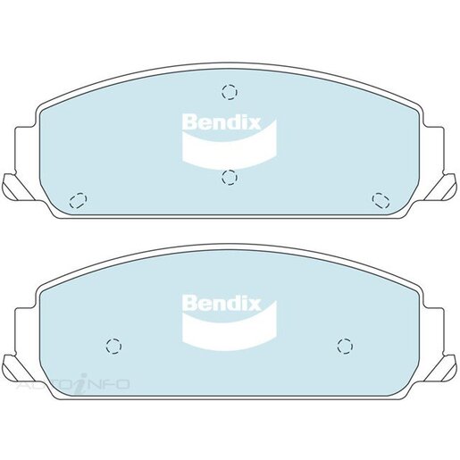 Bendix Front Brake Pads - DB1765-SRT