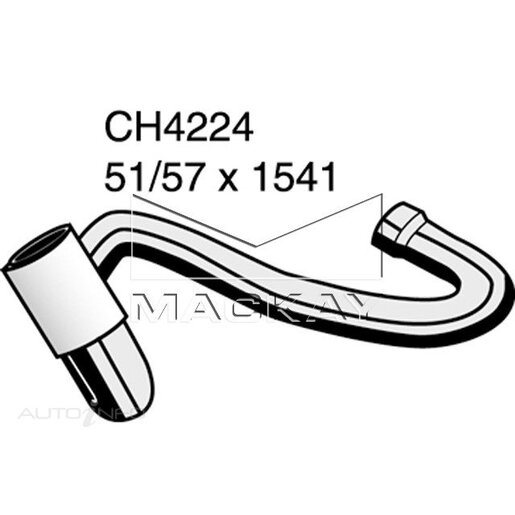 Mackay Turbocharger/Charge Air Intercooler Hoses - CH4224