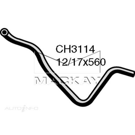 Mackay Coolant Expansion/Recovery Tank Hose - CH3114