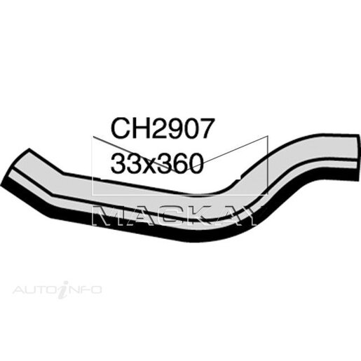 Mackay Radiator Upper Hose - CH2907