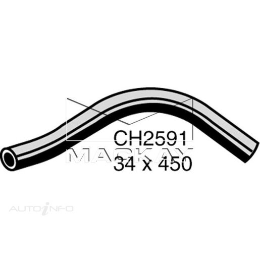 Mackay Radiator Lower Hose - CH2591