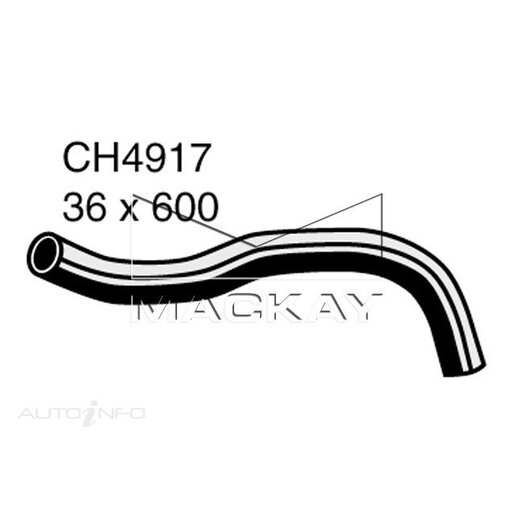 Mackay Radiator Lower Hose - CH4917