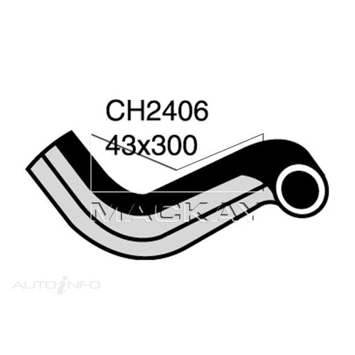 Mackay Radiator Upper Hose - CH2406