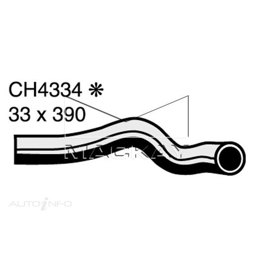 Mackay Radiator Lower Hose - CH4334