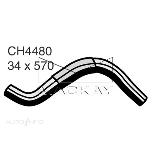 Mackay Radiator Lower Hose - CH4480