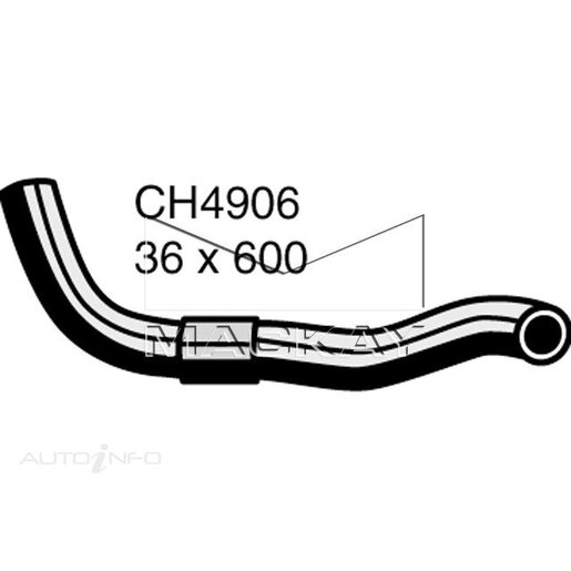 Mackay Radiator Lower Hose - CH4906