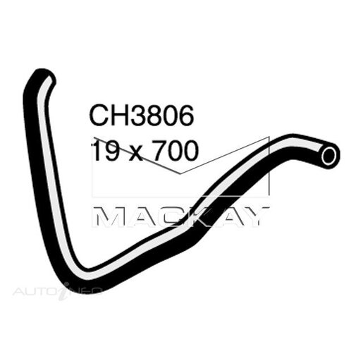 Mackay Radiator Upper Hose - CH3806