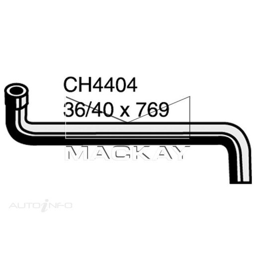 Mackay Radiator Lower Hose - CH4404