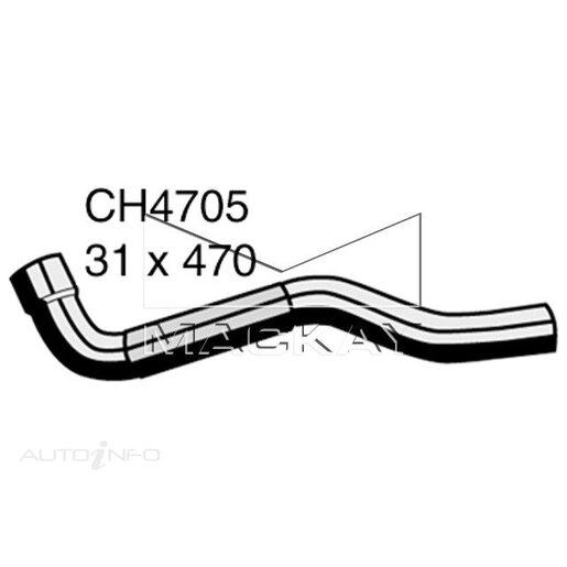 Mackay Radiator Lower Hose - CH4705