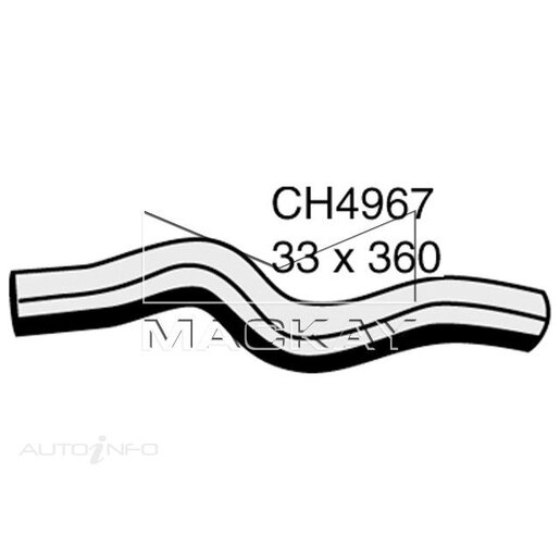 Mackay Radiator Lower Hose - CH3153