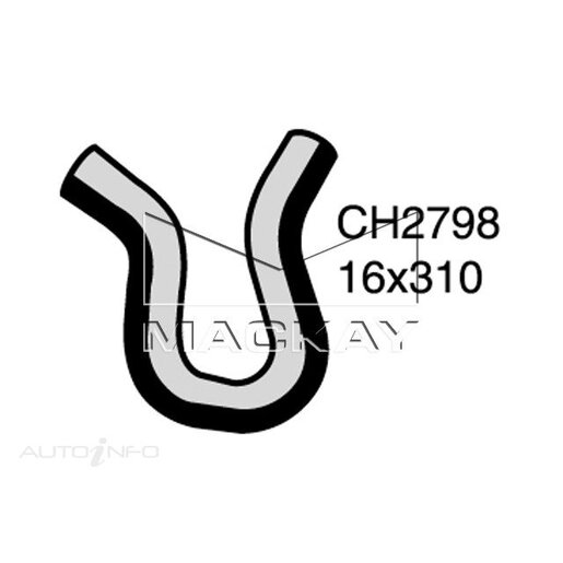 Mackay Heater Hose - CH2798