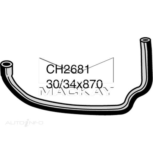 Mackay Radiator Lower Hose - CH2681