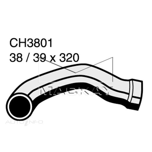 Mackay Radiator Upper Hose - CH3801