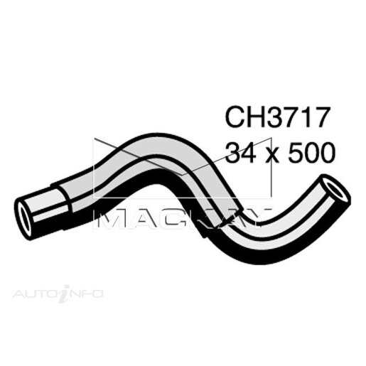 Mackay Radiator Lower Hose - CH3717