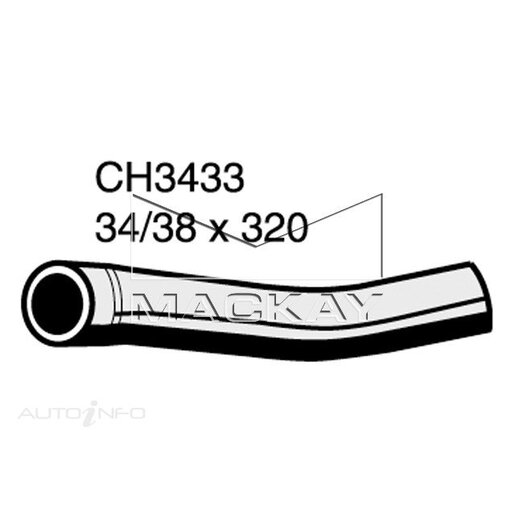 Mackay Radiator Upper Hose - CH3433