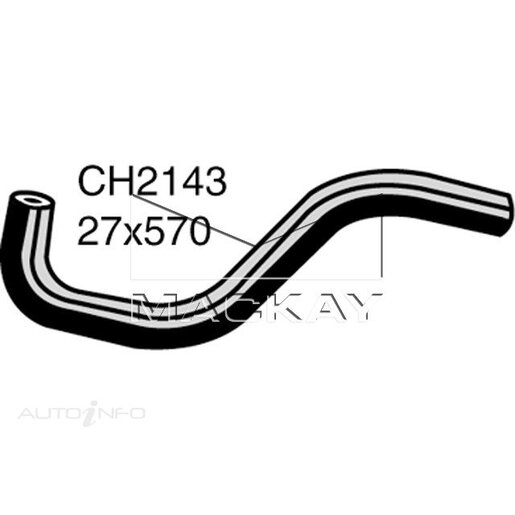 Mackay Radiator Upper Hose - CH2143