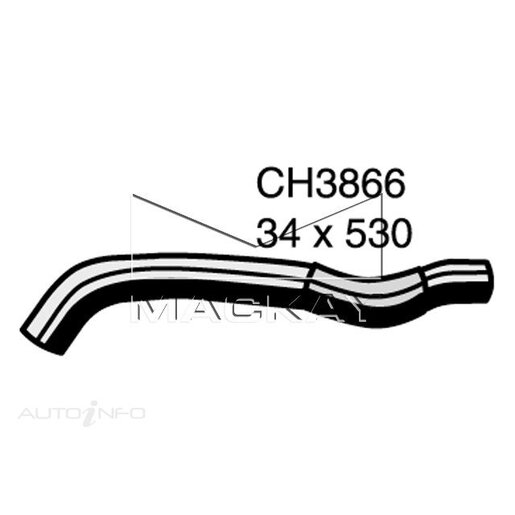 Mackay Radiator Lower Hose - CH3866