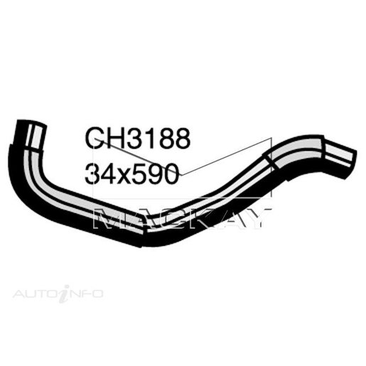 Mackay Radiator Upper Hose - CH3188