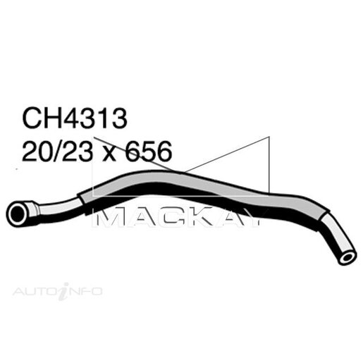 Mackay Crankcase (PCV) Breather Hose - CH4313