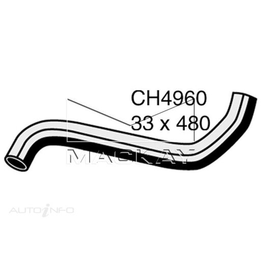 Mackay Radiator Lower Hose - CH4960