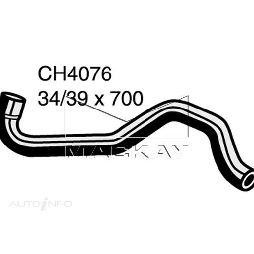 Mackay Radiator Lower Hose - CH4076