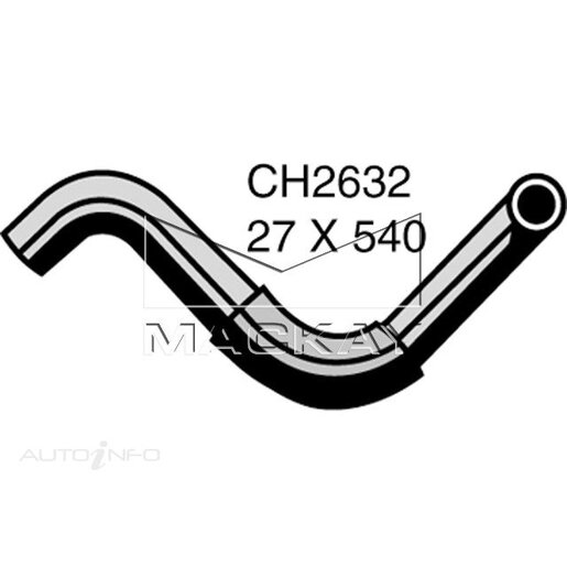 Mackay Radiator Lower Hose - CH2632