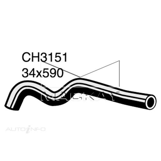 Mackay Radiator Lower Hose - CH3151