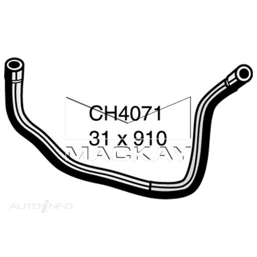 Mackay Radiator Lower Hose - CH4071