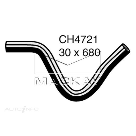 Mackay Radiator Lower Hose - CH4721