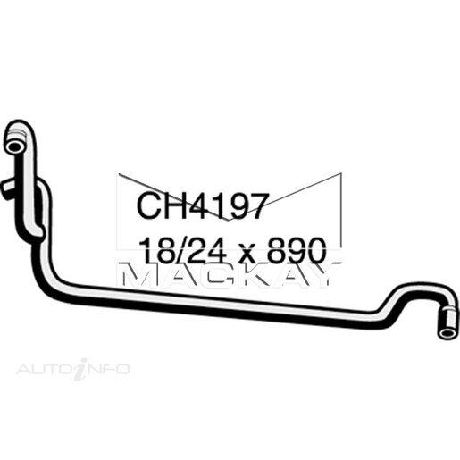 Mackay Coolant Expansion/Recovery Tank Hose - CH4197