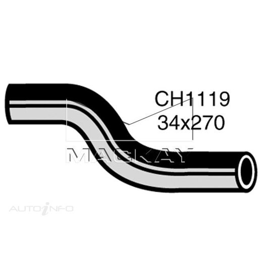 Mackay Radiator Upper Hose - CH1119