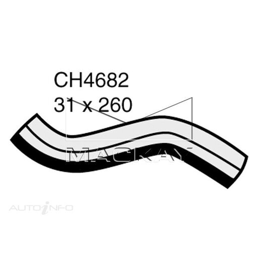 Mackay Radiator Upper Hose - CH4682