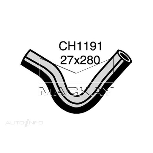 Mackay Radiator Upper Hose - CH1191