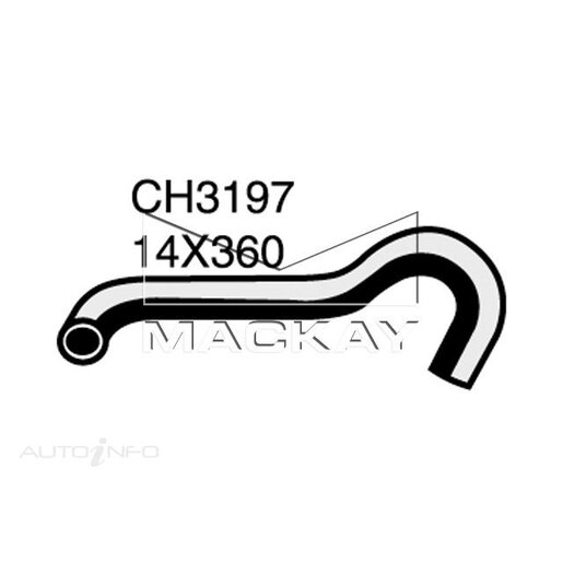 Mackay Engine Oil Cooler Coolant Hose - CH3197