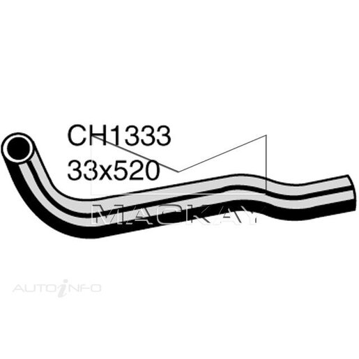 Mackay Radiator Lower Hose - CH1333