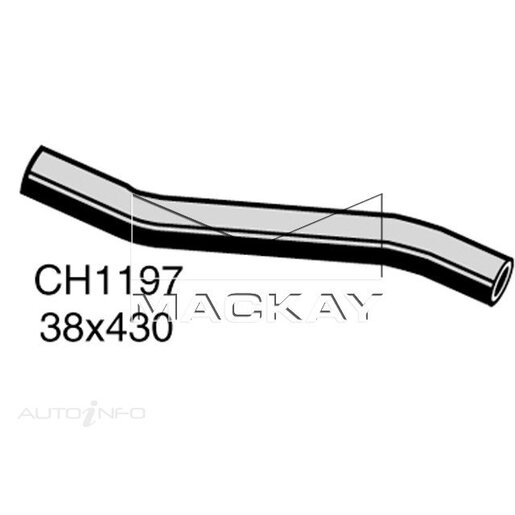 Mackay Radiator Upper Hose - CH1197