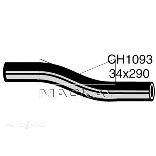 Mackay Radiator Upper Hose - CH1093