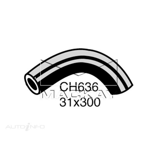 Mackay Radiator Upper Hose - CH636