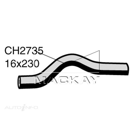 Mackay Heater Hose - CH2735