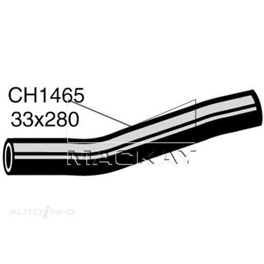 Mackay Radiator Upper Hose - CH1465