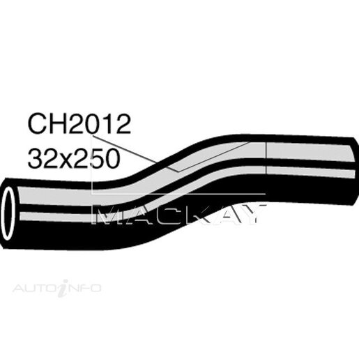 Mackay Radiator Lower Hose - CH2012