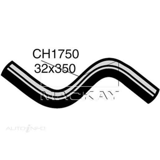 Mackay Radiator Upper Hose - CH1750