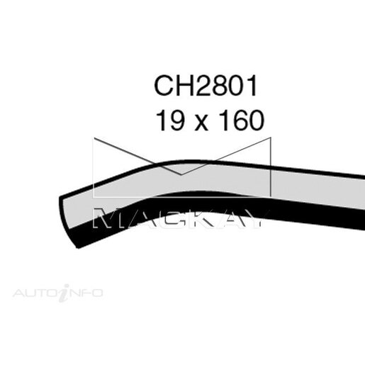 Mackay Heater Hose - CH2801