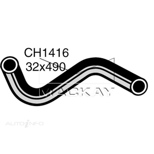 Mackay Radiator Lower Hose - CH1416