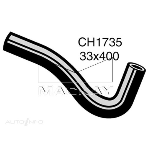 Mackay Radiator Upper Hose - CH1735