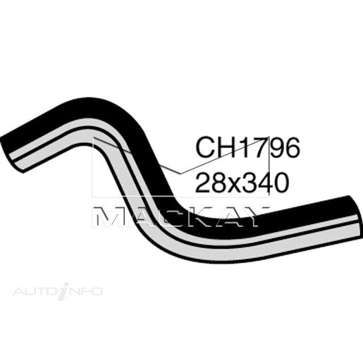 Mackay Radiator Upper Hose - CH1796