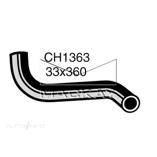 Mackay Radiator Lower Hose - CH1363