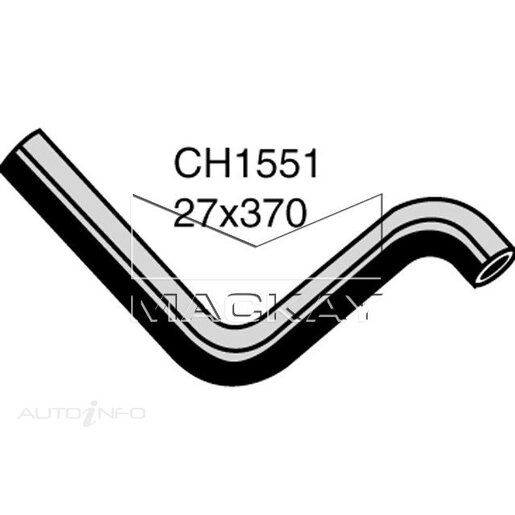 Mackay Radiator Lower Hose - CH1551